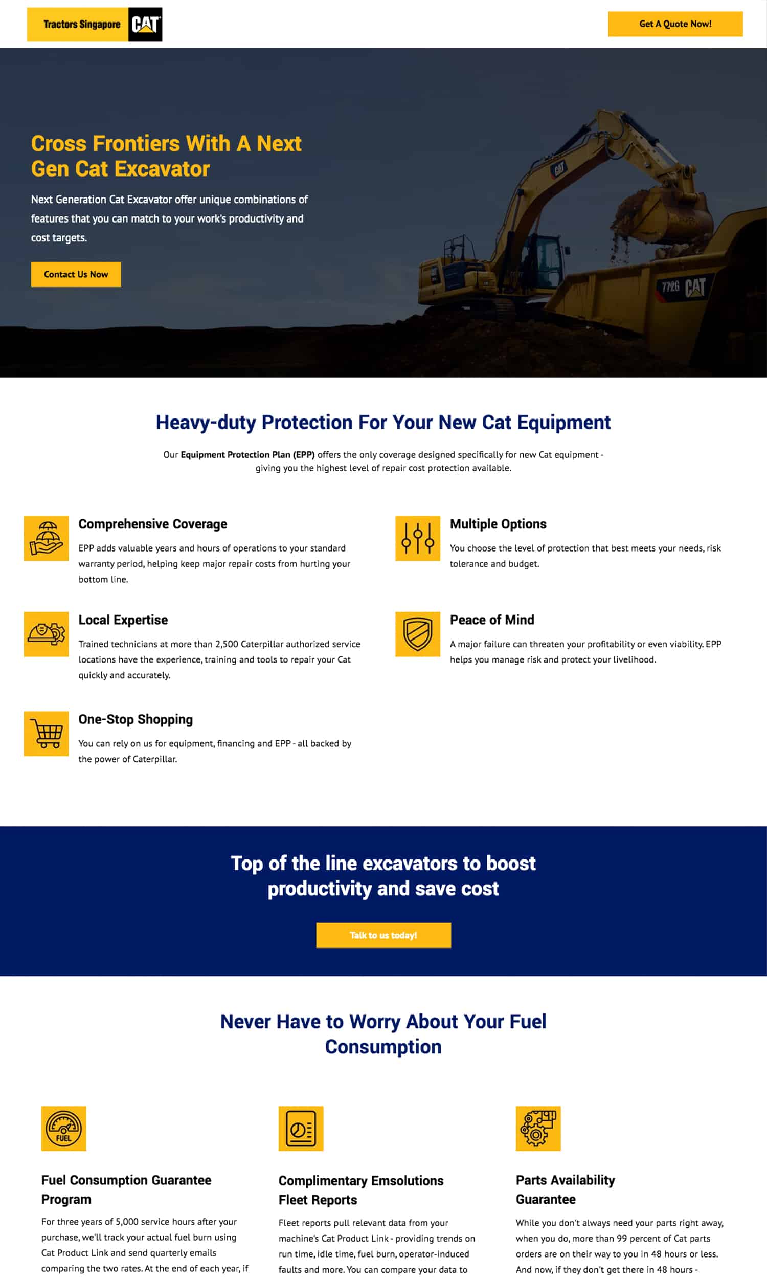 Tractors Singapore Banner Design