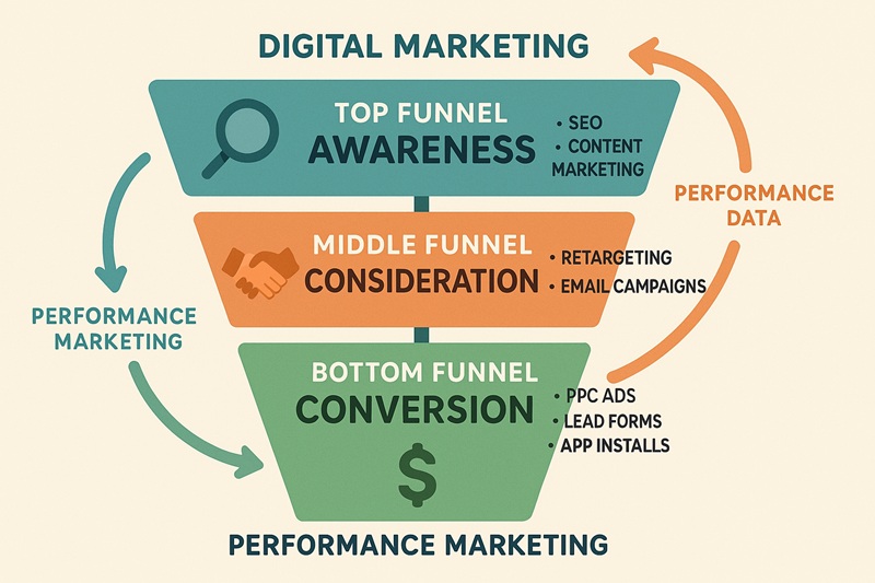 digital marketing and performance marketing